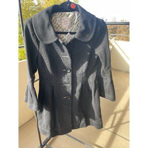 NWT Macy's Nanette Lepore Black Hanky Panky Coat Size S